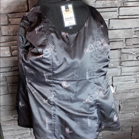 Soia & Kyo Black Wool Short Jacket L - Picture 6 of 8